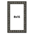 thumbnail image 1 of 8x15 Frame Black-Brown Medieval Solid Wood Picture Frame | 1.5 Inch Moulding Width | Gotham Beveled, 1 of 8