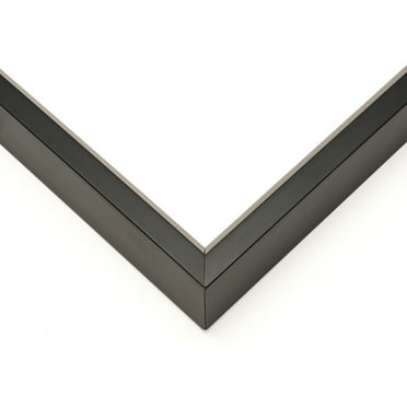 8x15 Frame Black Real Wood Picture Frame Width 1 inches | Interior Frame Depth 0.75 inches |