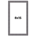 thumbnail image 1 of 8x15 Frame Blue Kingsley Pewter Solid Wood Picture Frame Width 0.75 Inches |Interior Depth 0.5, 1 of 8