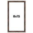 thumbnail image 1 of 8x15 Frame Brown Bamboo with Dark Coffee/Walnut Finish | Solid Wood Picture Frame Width 0.75 Inches, 1 of 8