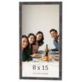 thumbnail image 1 of 8x15 Frame Brown Bamboo with Dark Coffee/Walnut Finish | Solid Wood Picture Frame Width 0.75 Inches, 1 of 8
