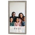 thumbnail image 1 of 8x15 Frame Grey Solid Wood Picture Frame Width 1 Inches | Interior Frame Depth 0.5 Inches |, 1 of 8