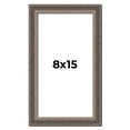 thumbnail image 1 of 8x15 Frame Silver Real Wood Picture Frame Width 1.25 Inches | Interior Frame Depth 0.5 Inches |, 1 of 8