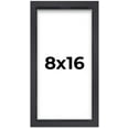 thumbnail image 1 of 8x16 Black Shadowbox Frame - Interior Size 8x16 by 1 Inches - Made to Display Items Up To 1 Inches Deep, 1 of 4