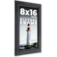 thumbnail image 1 of 8x16 Frame Black Passaggi Solid Wood Picture Frame Width 1.5 Inches | Interior Frame Depth 0.5, 1 of 8