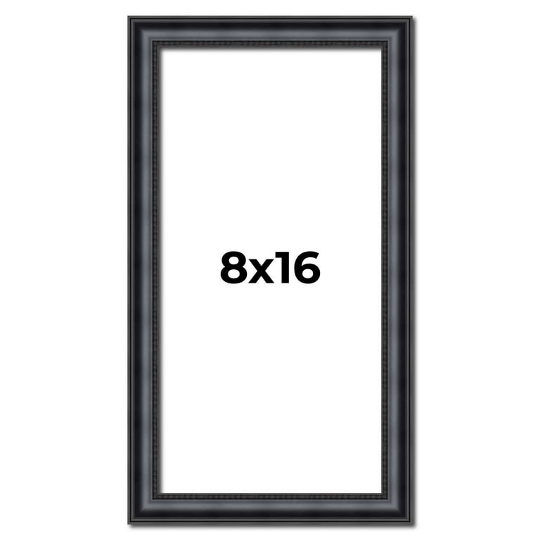 OneFRAME 30mm 8個　黒 8x16 Frame Black Real Wood Picture Frame Width 1.25 inches