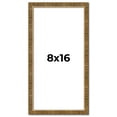 thumbnail image 1 of 8x16 Frame Gold Kingsley Distressed Solid Wood Picture Frame Width 0.75 Inches | Interior Frame, 1 of 8