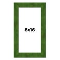 thumbnail image 1 of 8x16 Frame Green Burl Solid Wood Picture Frame | 1.75 Inches Moulding Width | Interior Frame Depth, 1 of 8