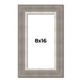 thumbnail image 1 of 8x16 Frame Grey Real Wood Picture Frame Width 2.75 Inches | Interior Frame Depth 0.5 Inches | Linus, 1 of 8