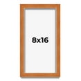thumbnail image 1 of 8x16 Shadow Box Frame Brown | 0.875 Inches Deep Real Wood Contemporary Shadowbox Display Frame | UV, 1 of 6