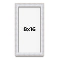 thumbnail image 1 of 8x16 Shadow Box Frame Silver | 1.625 Inches Deep Real Wood Contemporary Shadowbox Display Frame |, 1 of 7