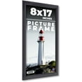 thumbnail image 1 of 8x17 Frame Black Passaggi Solid Wood Picture Frame Width 1.5 Inches | Interior Frame Depth 0.5, 1 of 8