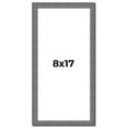 thumbnail image 1 of 8x17 Frame Blue Kingsley Pewter Solid Wood Picture Frame Width 0.75 Inches |Interior Depth 0.5, 1 of 8