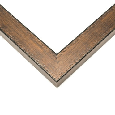 8x17 Frame Gold Real Wood Picture Frame Width 1.25 inches | Interior Frame Depth 0.5 inches |