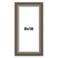 thumbnail image 1 of 8x18 Frame Brown Solid Wood Picture Frame | 1.75 Inch Moulding Width | Austin Frame Complete with, 1 of 8