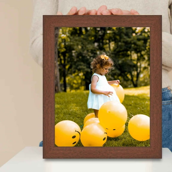 Modern White 8x18 Picture Frame Wood Gallery Wall - 8 x 18 Poster Frame