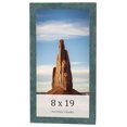 thumbnail image 1 of 8x19 Frame Blue Rustic Barnwood Solid Wood Picture Frame Width 1.25 Inches | Interior Depth 0.5, 1 of 8
