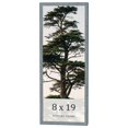 thumbnail image 1 of 8x19 Frame Blue Scuffed Farm Board Solid Wood Picture Frame Width 0.75 Inches | Interior Depth 0.5, 1 of 8