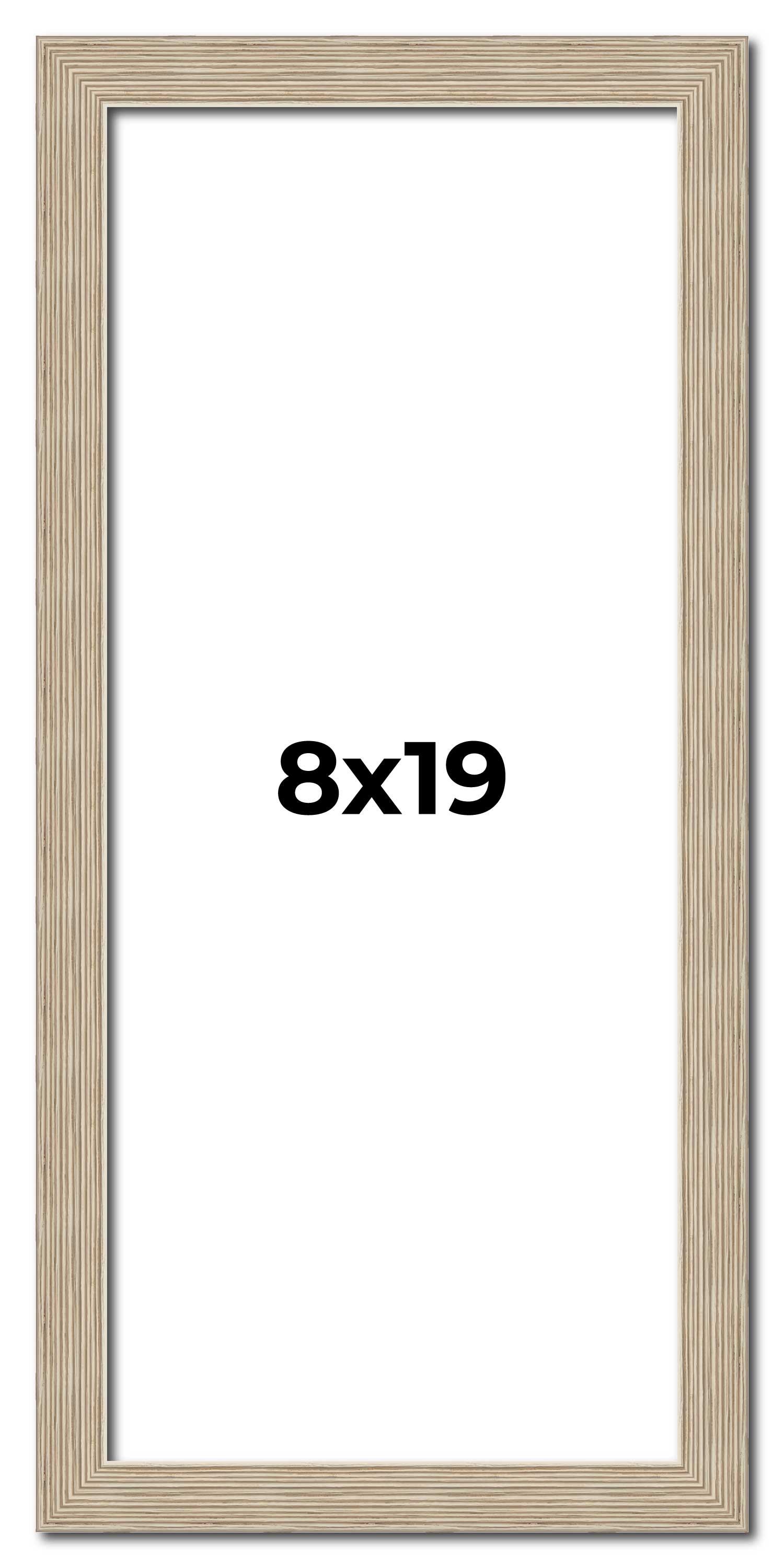 8x19 Frame Grey Solid Wood Picture Frame Width 1 Inches | Interior ...