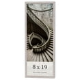 thumbnail image 1 of 8x19 Frame White Real Wood Picture Frame Width 0.75 inches | Interior Frame Depth 0.5 inches |, 1 of 8