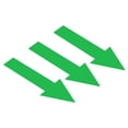 thumbnail image 1 of 8x2" Arrow Sticker Directional Sign Adhesive Removable Floor Decal, Green, 15Set / 45 Pack, 1 of 6
