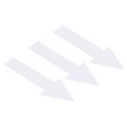 thumbnail image 1 of 8x2" Arrow Sticker Directional Sign Adhesive Removable Floor Decal, White, 20Set / 60 Pack, 1 of 6