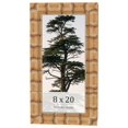 thumbnail image 1 of 8x20 Frame Beige Real Wood Picture Frame Width 3 inches | Interior Frame Depth 0.5 inches | Natural, 1 of 8