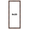 thumbnail image 1 of 8x20 Frame Brown Bamboo with Dark Coffee/Walnut Finish | Solid Wood Picture Frame Width 0.75 Inches, 1 of 8