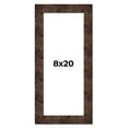 thumbnail image 1 of 8x20 Frame Brown Burl Real Wood Picture Frame Width 1.625 Inches | Interior Frame Depth 0.5 Inches, 1 of 8