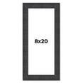 thumbnail image 1 of 8x20 Frame Brown Rustic Solid Wood Picture Frame 1.5 Inches Wide | Interior Frame Depth 0.5 Inches, 1 of 8