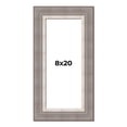 thumbnail image 1 of 8x20 Frame Grey Real Wood Picture Frame Width 2.75 Inches | Interior Frame Depth 0.5 Inches | Linus, 1 of 8