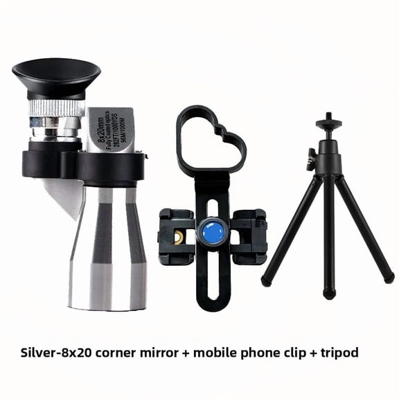 8x20 HD Night Vision Mini Pocket Zoom Monocular Outdoor Portable Telescope for Hunting Camping Mountaineering Hike Birdwatching
