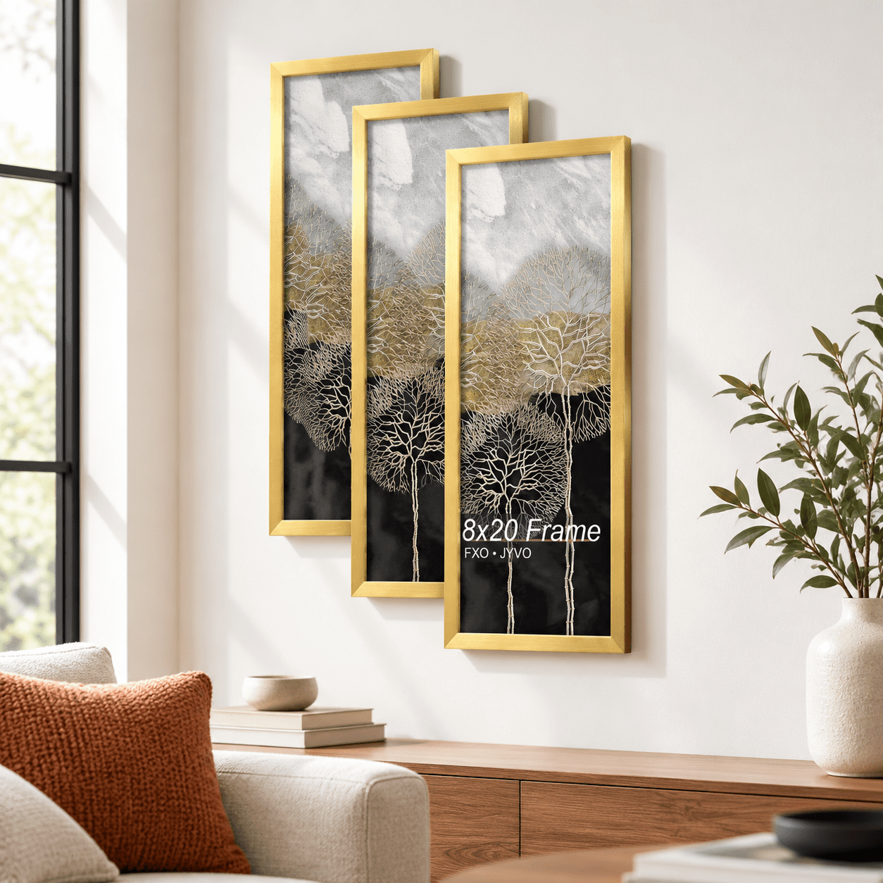 Cocktailes Reception Frame 8x20 Picture Frame Set Of 3 For Photoer Horizontally/vertically ...