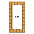 thumbnail image 1 of 8x21 Frame Beige Real Wood Picture Frame Width 3 inches | Interior Frame Depth 0.5 inches | Natural, 1 of 8