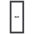 thumbnail image 1 of 8x21 Frame Black Real Wood Picture Frame Width 1.25 inches | Interior Frame Depth 0.5 inches |, 1 of 8