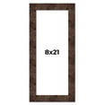 thumbnail image 1 of 8x21 Frame Brown Burl Real Wood Picture Frame Width 1.625 Inches | Interior Frame Depth 0.5 Inches, 1 of 8