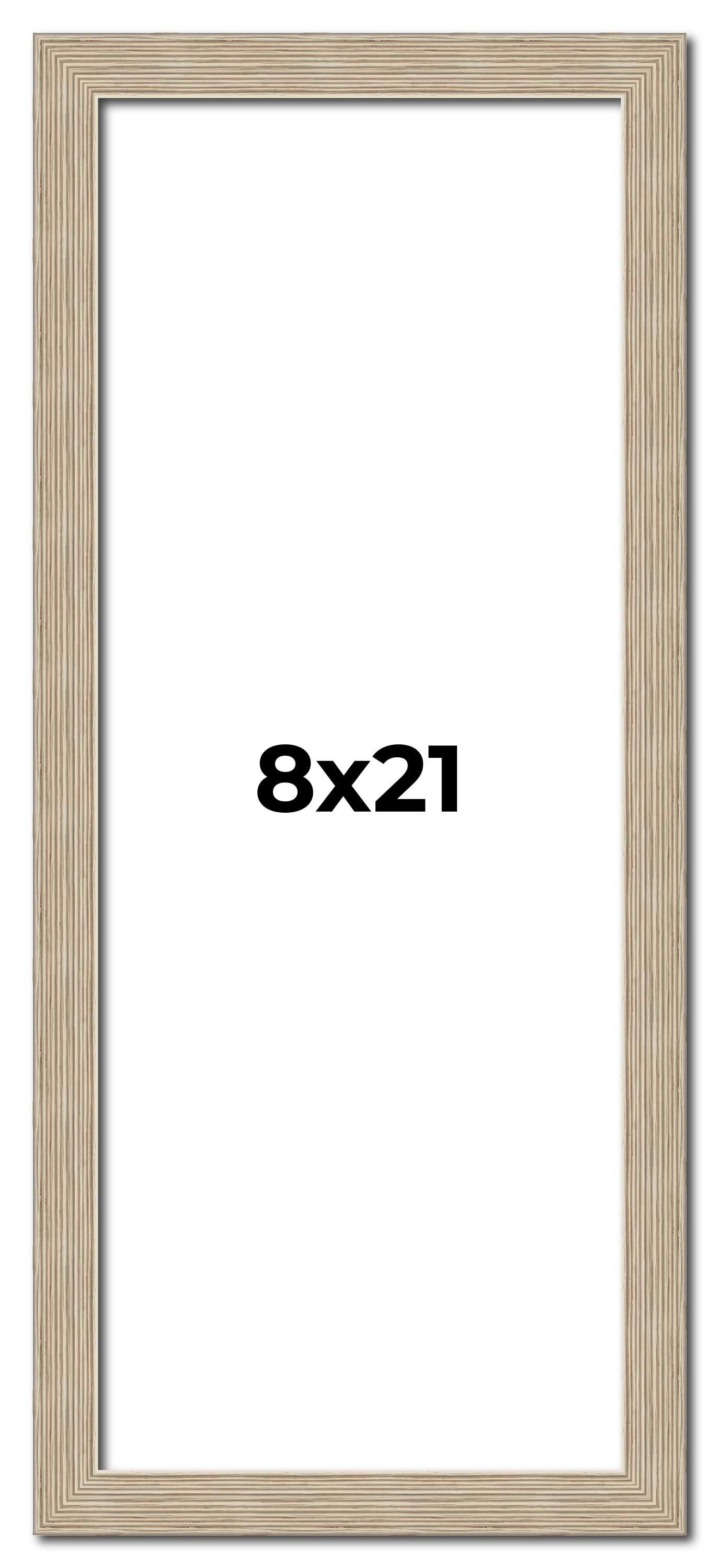 8x21 Frame Grey Solid Wood Picture Frame Width 1 Inches | Interior ...