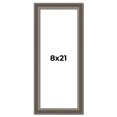 thumbnail image 1 of 8x21 Frame Silver Real Wood Picture Frame Width 1.25 Inches | Interior Frame Depth 0.5 Inches |, 1 of 8