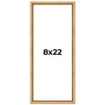 thumbnail image 1 of 8x22 Frame Beaded Gold Solid Wood Picture Frame | 0.75 Inches Moulding Width | Liscio Oro, 1 of 8