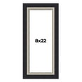 thumbnail image 1 of 8x22 Frame Black Real Wood Picture Frame Width 2.25 Inches | Interior Frame Depth 0.5 Inches |, 1 of 8