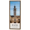 thumbnail image 1 of 8x22 Frame Gold Kingsley Distressed Solid Wood Picture Frame Width 0.75 Inches | Interior Frame, 1 of 8