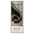 thumbnail image 1 of 8x22 Frame White Real Wood Picture Frame Width 0.75 inches | Interior Frame Depth 0.5 inches |, 1 of 8