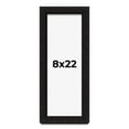thumbnail image 1 of 8x22 Shadow Box Black Solid Wood Display Picture Frame | 1 Inch Rabbet Depth | | 1.375 Inch, 1 of 4