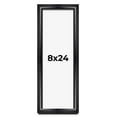 thumbnail image 1 of 8x24 Black Shadowbox Frame - Interior Size 8x24 by 1.5 Inches - Made to Display Items Up To 1.5 Inches Deep, 1 of 5