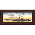 thumbnail image 1 of 8x24 Distressed Brown Picture Frame - UV Acrylic, Foam Board Backing, Hanging Hardware, 1 of 8