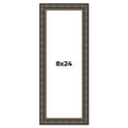 thumbnail image 1 of 8x24 Frame Black Bamboo Solid Wood Picture Frame Width 1.5 Inches | Interior Frame Depth 0.5 Inches, 1 of 8