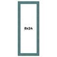thumbnail image 1 of 8x24 Frame Blue Rustic Barnwood Solid Wood Picture Frame Width 1.25 Inches | Interior Depth 0.5, 1 of 8
