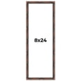 thumbnail image 1 of 8x24 Frame Brown Bamboo with Dark Coffee/Walnut Finish | Solid Wood Picture Frame Width 0.75 Inches, 1 of 8