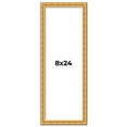 thumbnail image 1 of 8x24 Frame Gold Real Wood Picture Frame Width 1 inches | Interior Frame Depth 0.5 inches | Edwina, 1 of 8