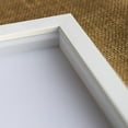 thumbnail image 1 of 8x24 Shadow Box 3/4" Depth White Picture Frame - UV Acrylic, Backing, Hanging Hardware, 1 of 6